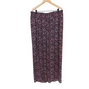 Torrid Floral Semi Sheer Wide Leg Pant